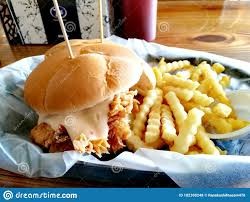 Zinger Burger with Fries