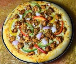 Non spicy roast chicken pizza Regular