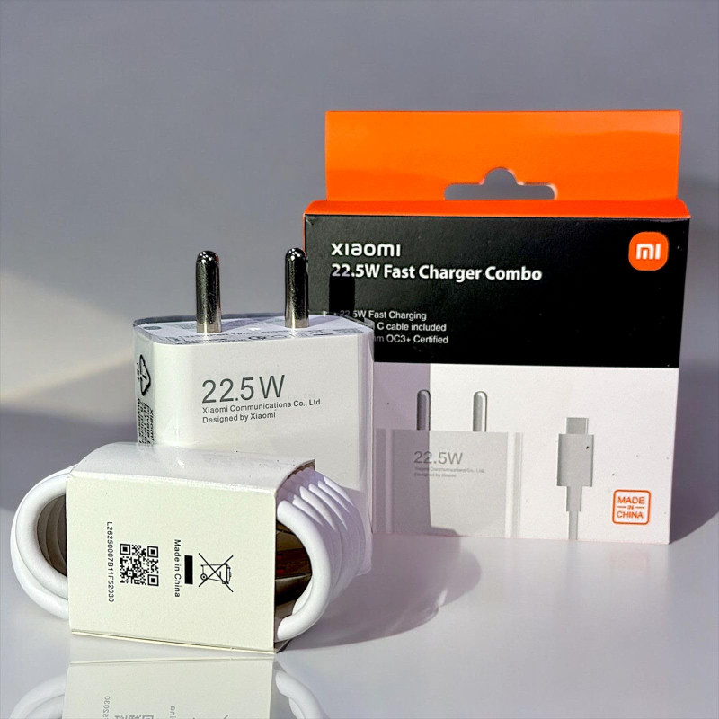 Mi Xiaomi 22.5W fast USB Type C Charger Combo